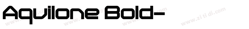 Aquilone Bold字体转换